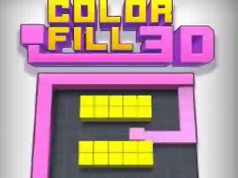 Гульня Color Fill 3D онлайн