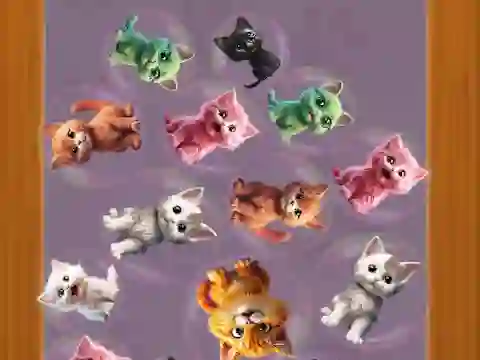 Гульня Merge Cats: 2048! онлайн