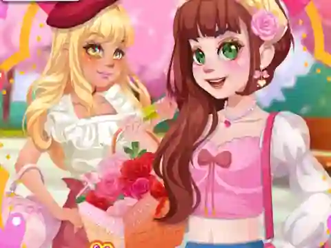 Гульня Girly Romantic Pink онлайн