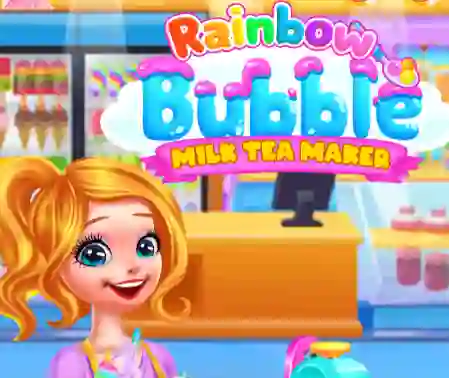 Гульня Rainbow Bubble Milk Tea Maker онлайн