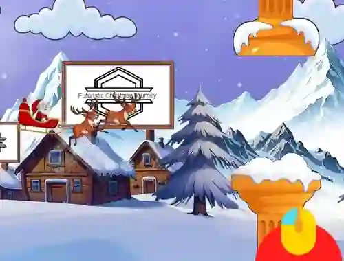 Гульня Futuristic Christmas Journey онлайн