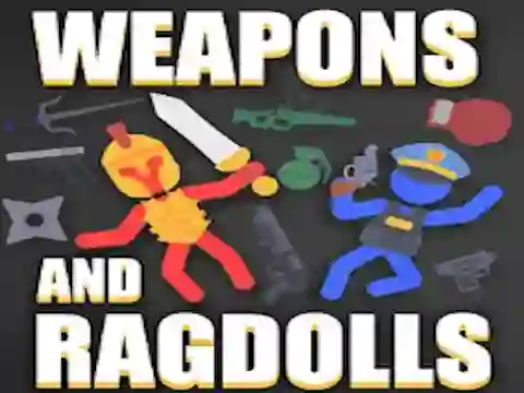 Гульня Weapons and Ragdolls онлайн