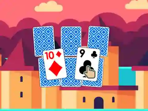 Гульня One Hundred Castles Solitaire онлайн