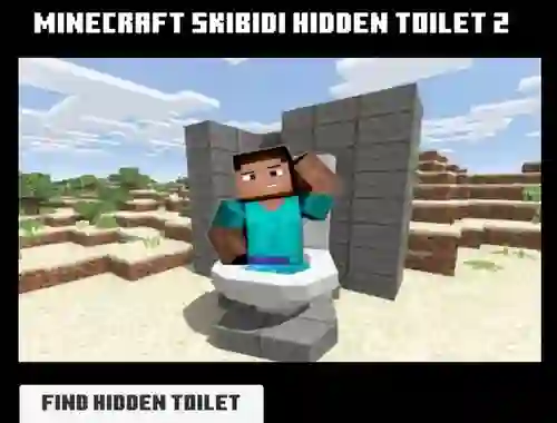 Гульня Minicraft Skibidi Hidden Toilet 2 онлайн