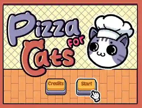 Гульня Pizza for cats онлайн
