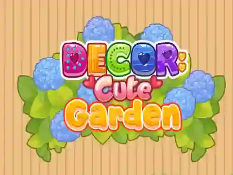 Гульня Decor: Cute Garden онлайн