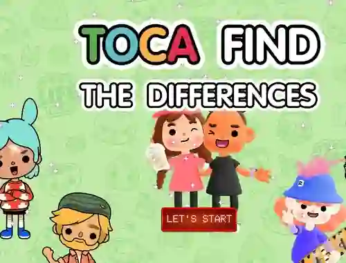 Гульня Toca Find The Differences онлайн