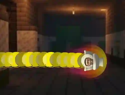 Гульня Skibidi Toilet Snake.io in Minecraft онлайн