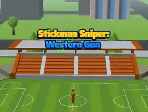 Гульня Stickman Sniper Western Gun онлайн