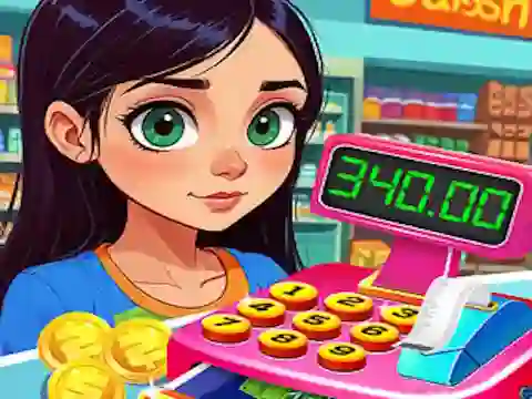 Гульня Supermarket Shopping For Kids онлайн