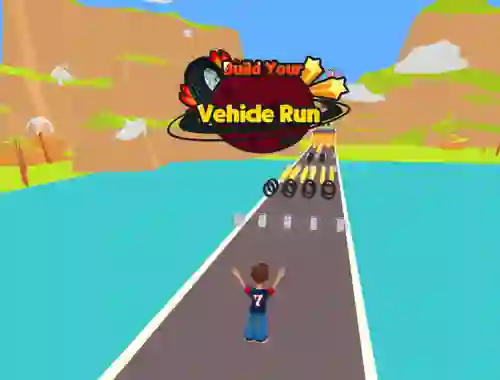 Гульня Build Your Vehicle Run онлайн
