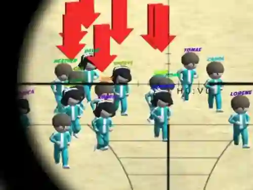 Гульня Squid Game Sniper онлайн