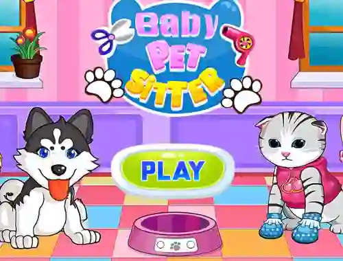 Гульня Baby Pet Sitter онлайн