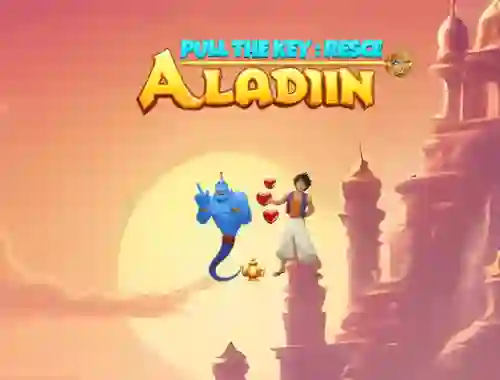 Гульня Pull The Key Rescue Aladin онлайн