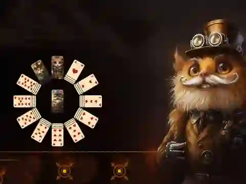 Гульня Clock Solitaire онлайн