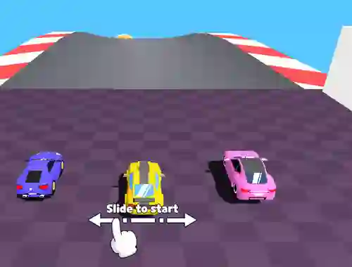 Гульня Merge Racer Stunts Car онлайн