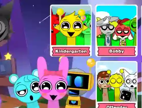 Гульня Incredibox Party Frozen Sprunki Beat онлайн