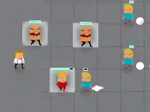 Гульня Bully Defense онлайн