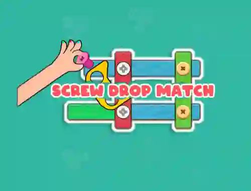Гульня Screw Drop Match онлайн