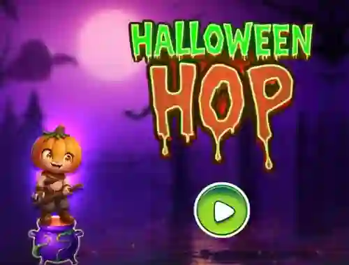 Гульня Halloween Hop онлайн