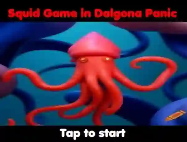 Гульня Squid Game In Dalgona Panic онлайн