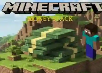 Гульня Minecraft Money Stack онлайн
