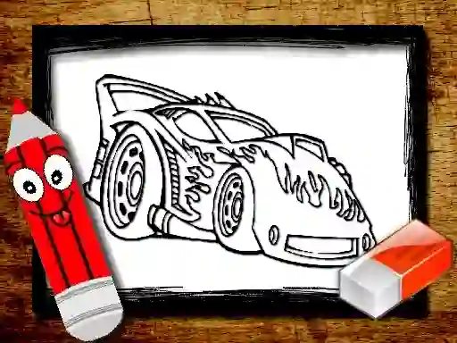 Гульня Back To School Car Coloring Book онлайн