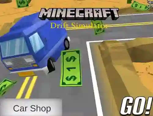 Гульня Minecraft Drift Simulator онлайн