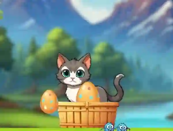 Гульня Hungry Kitty Adventures онлайн