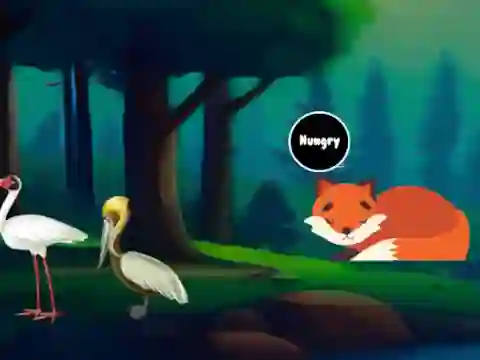 Гульня Famished Fox Rescue онлайн