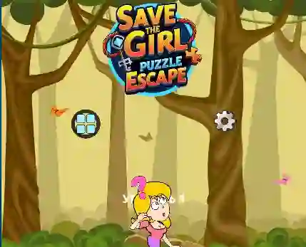 Гульня Save the Girl Puzzle Escape онлайн