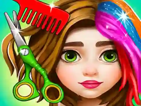 Гульня Hair Salon & Dress Up Girl онлайн
