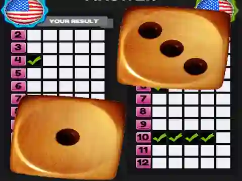 Гульня Country Dice Challenge онлайн