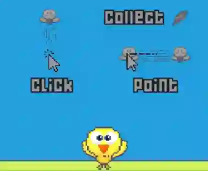 Гульня DuckyFly Go! онлайн
