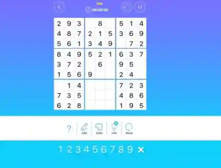 Гульня Master Sudoku онлайн