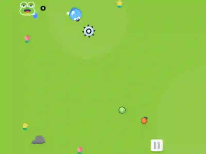 Гульня Snake And Fruits онлайн
