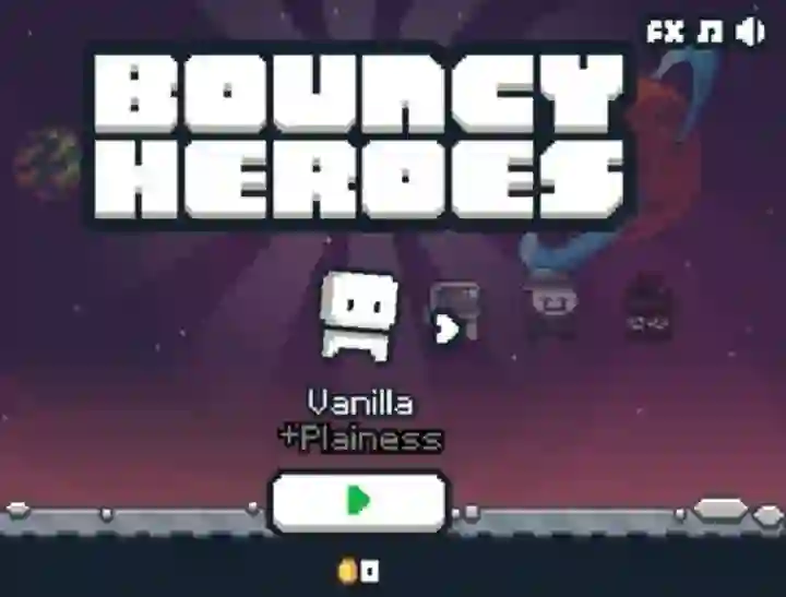 Гульня Bouncy Heroes онлайн