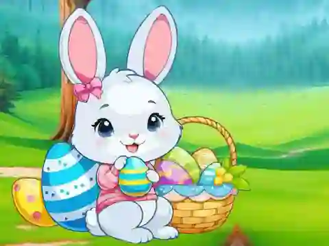 Гульня Easter Bunny Jungle Escape онлайн