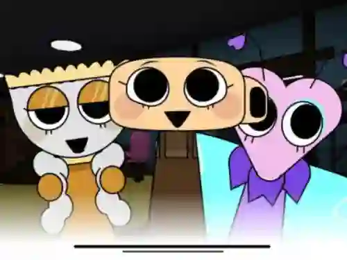 Гульня Sprunki x Dandy's World 2 онлайн