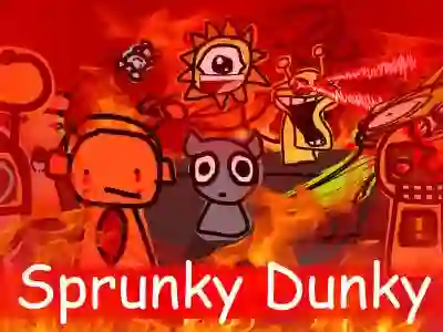 Гульня Sprunky Dunky онлайн