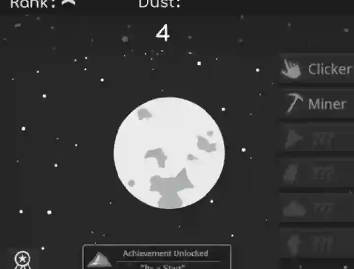 Гульня Planet Clicker Dust Collector онлайн