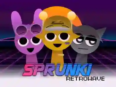 Гульня Sprunki Retrowave онлайн