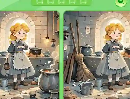 Гульня Find The Differences: Cinderella онлайн