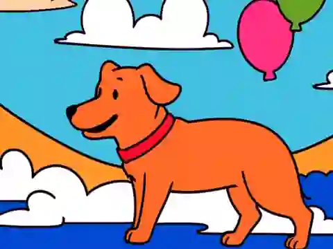 Гульня Color By Code: Yellow Dog онлайн