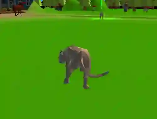 Гульня Cougar Simulator - Big Cats онлайн