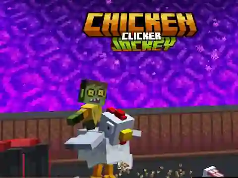 Гульня Chicken Jockey Clicker онлайн
