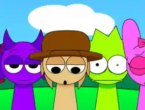 Гульня Sprunki Pyramixed - Finished Animations онлайн