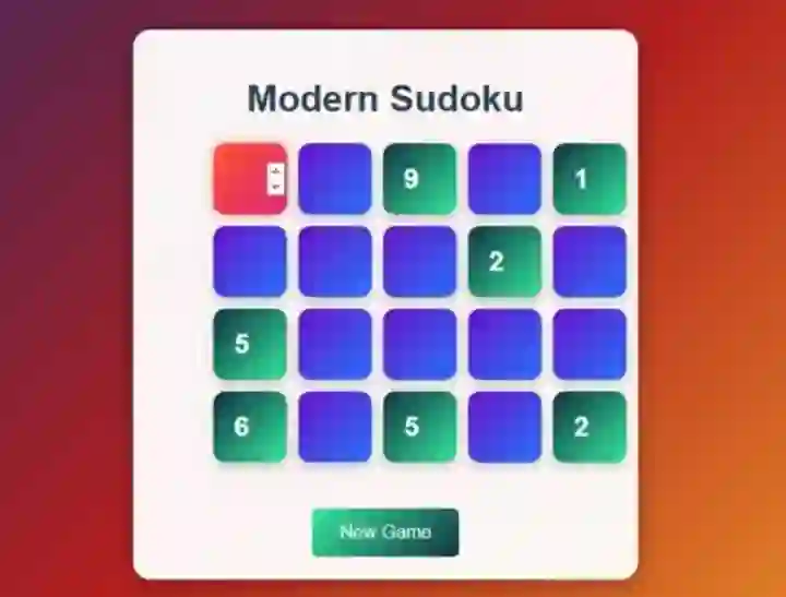 Гульня Modern Sudoku онлайн