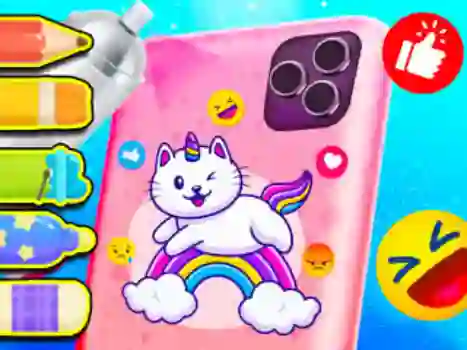 Гульня Coloring Book: Phone Case онлайн
