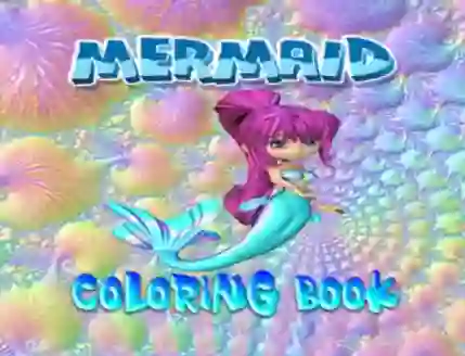 Гульня Mermaid Coloring Book онлайн